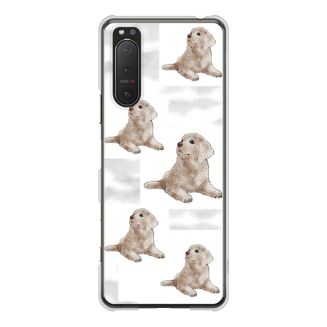 Xperia 5II SO-52A docomo 高画質仕上げ 背面印刷 ハードケース ラブラドールレトリバー