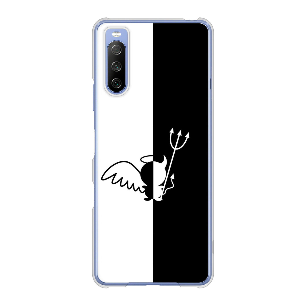 Xperia 10 III SO-52B docomo 高画質仕上げ 背面印刷 ハードケース 【027 ハーフデビット】