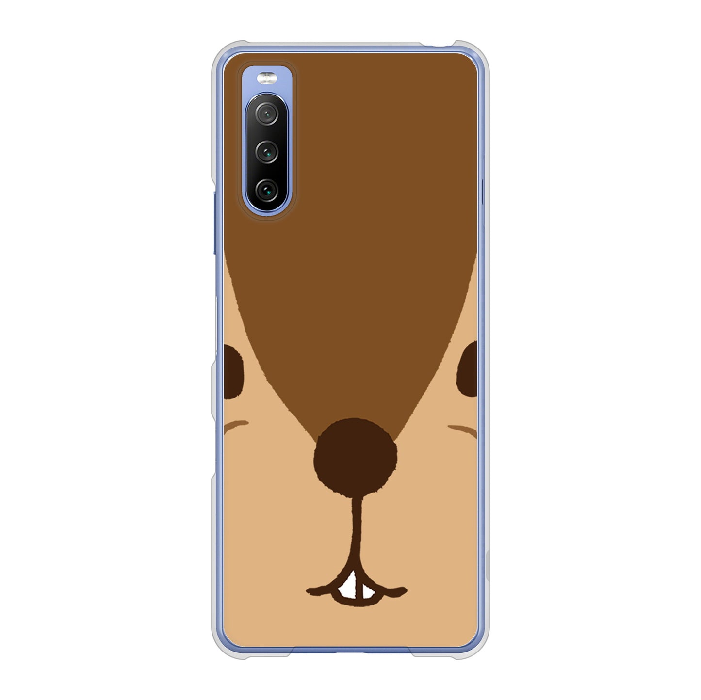 Xperia 10 III SO-52B docomo 高画質仕上げ 背面印刷 ハードケース ドアップアニマル