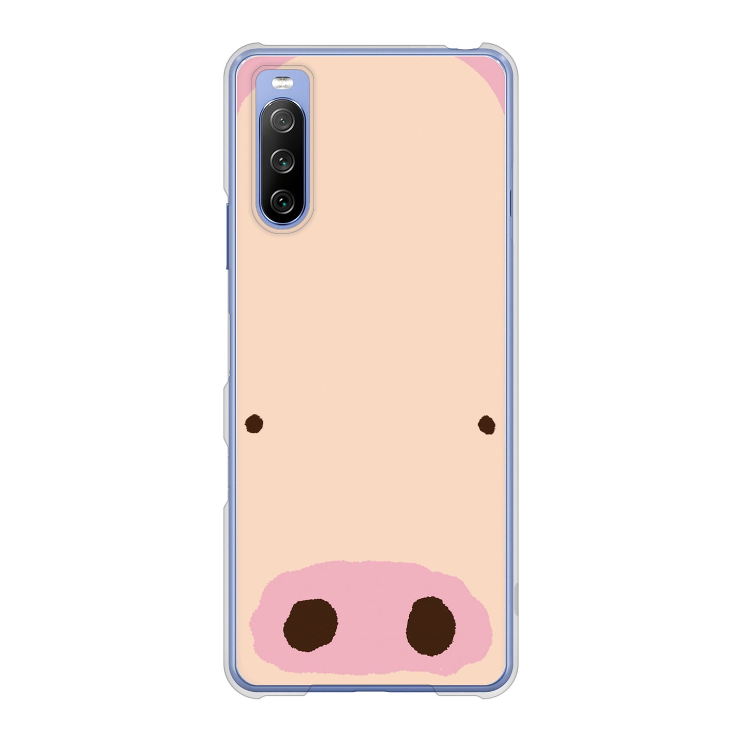 Xperia 10 III SO-52B docomo 高画質仕上げ 背面印刷 ハードケース ドアップアニマル