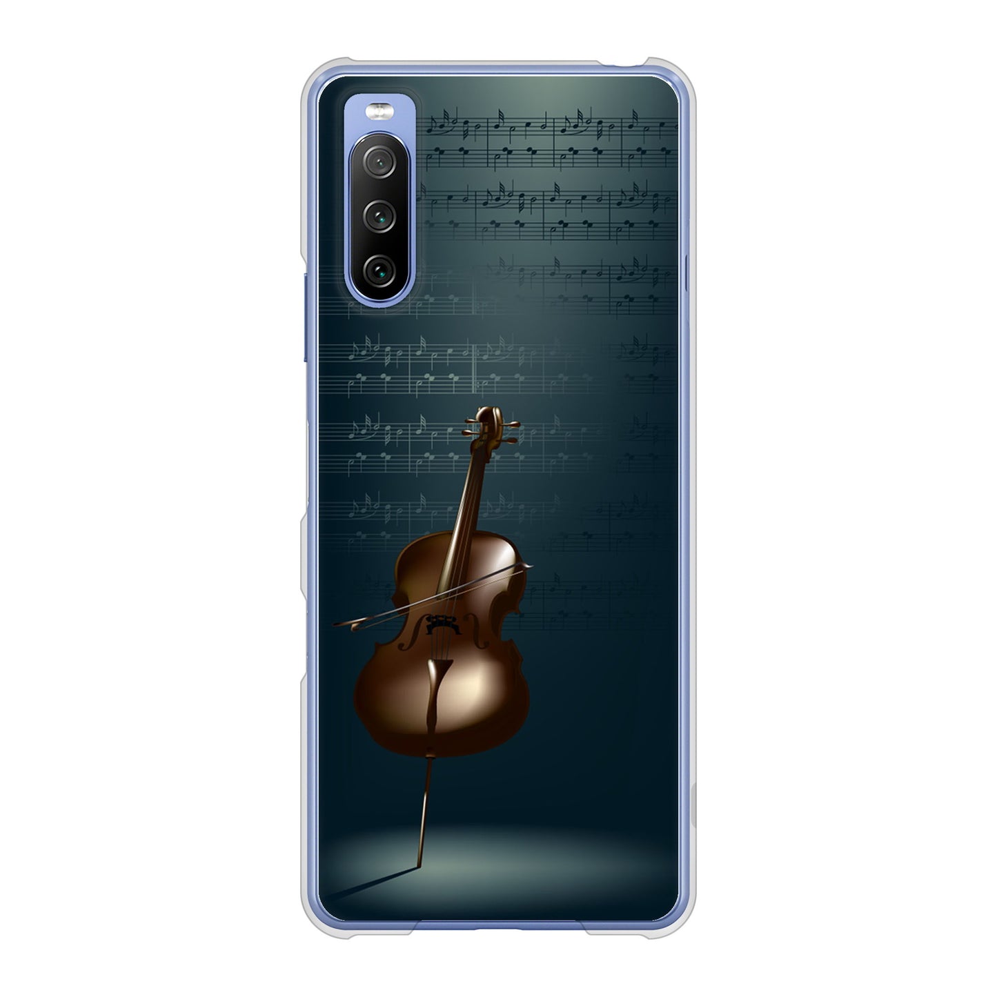 Xperia 10 III SO-52B docomo 高画質仕上げ 背面印刷 ハードケース 【441 楽譜】