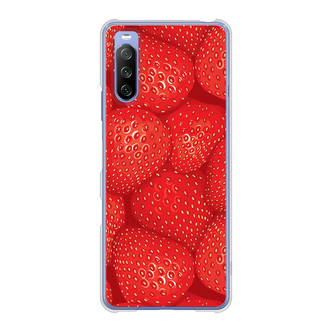 Xperia 10 III SO-52B docomo 高画質仕上げ 背面印刷 ハードケース スイーツ