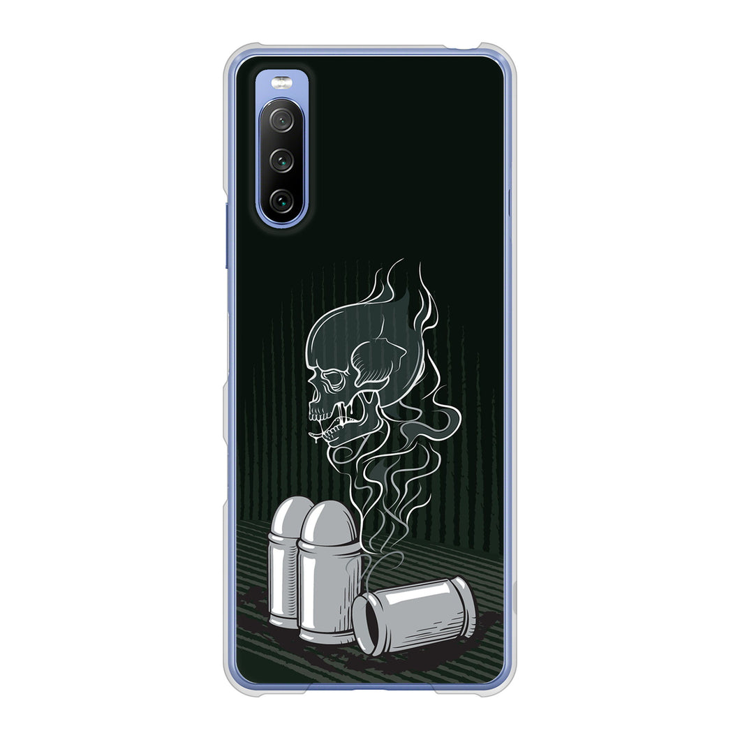 Xperia 10 III SO-52B docomo 高画質仕上げ 背面印刷 ハードケース 【481 弾丸】