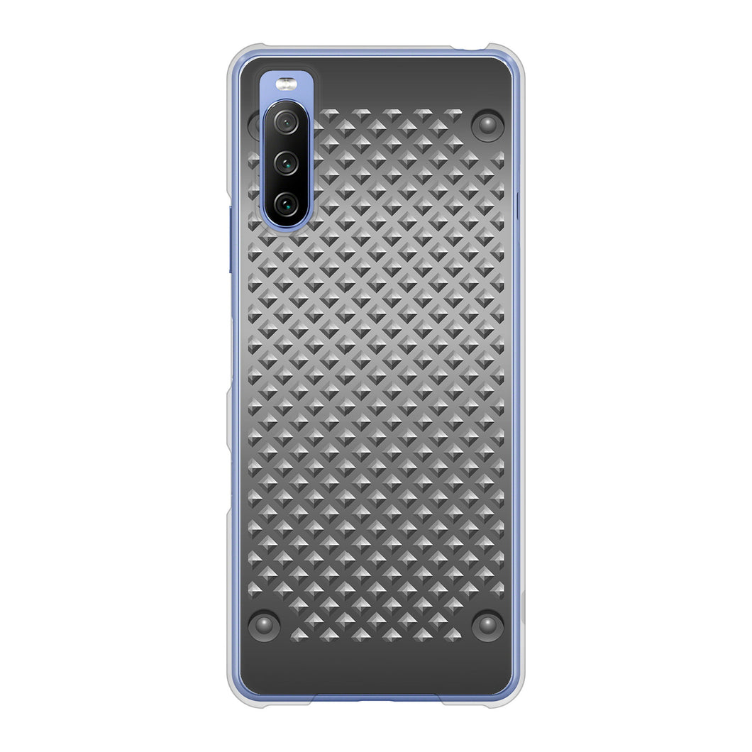 Xperia 10 III SO-52B docomo 高画質仕上げ 背面印刷 ハードケース 【570 スタックボード】