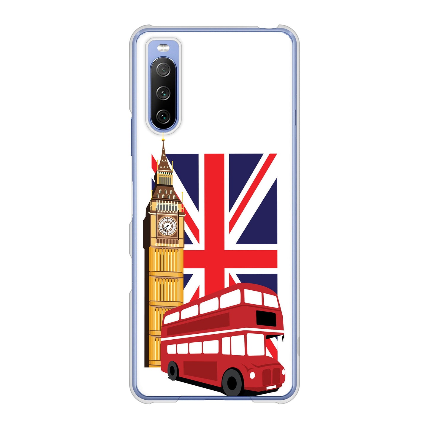 Xperia 10 III SO-52B docomo 高画質仕上げ 背面印刷 ハードケース イギリスの風景