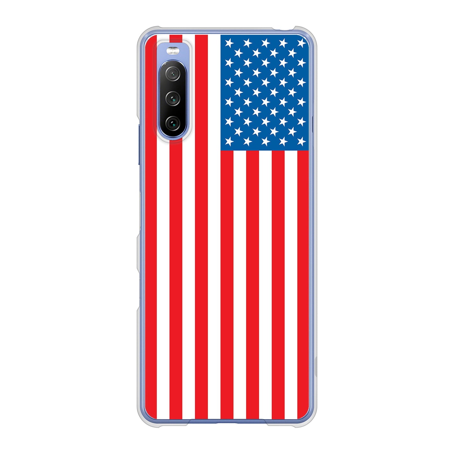 Xperia 10 III SO-52B docomo 高画質仕上げ 背面印刷 ハードケース 国旗