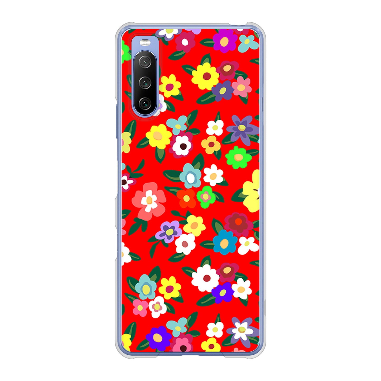 Xperia 10 III SO-52B docomo 高画質仕上げ 背面印刷 ハードケース リバティプリント