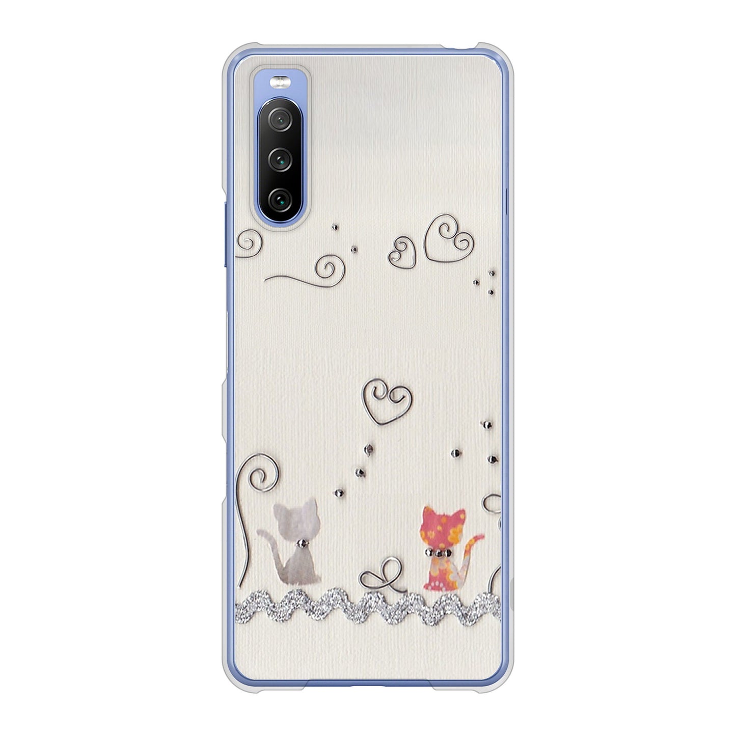 Xperia 10 III SO-52B docomo 高画質仕上げ 背面印刷 ハードケース クラフト写真ネコ