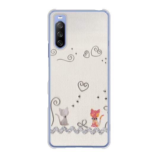 Xperia 10 III SO-52B docomo 高画質仕上げ 背面印刷 ハードケース クラフト写真ネコ