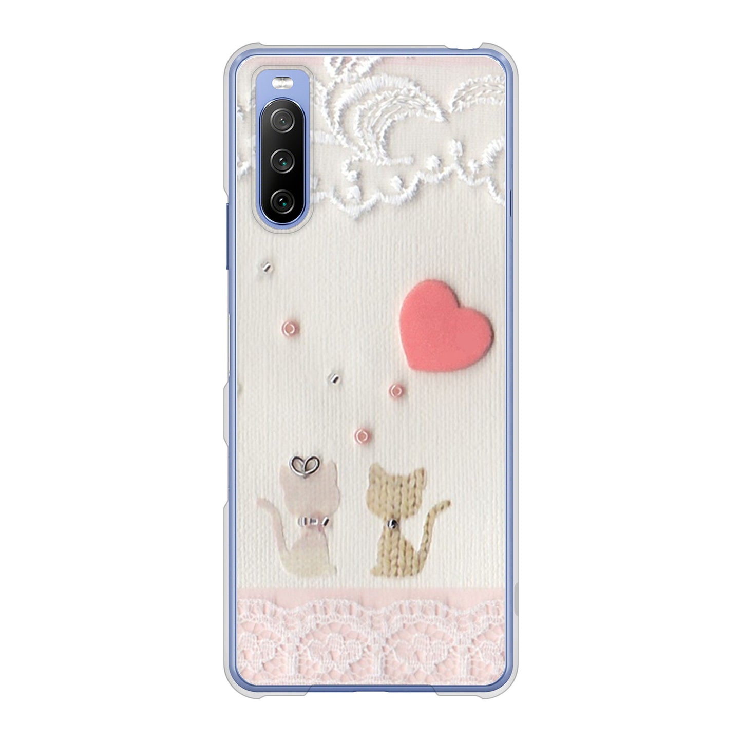 Xperia 10 III SO-52B docomo 高画質仕上げ 背面印刷 ハードケース クラフト写真ネコ