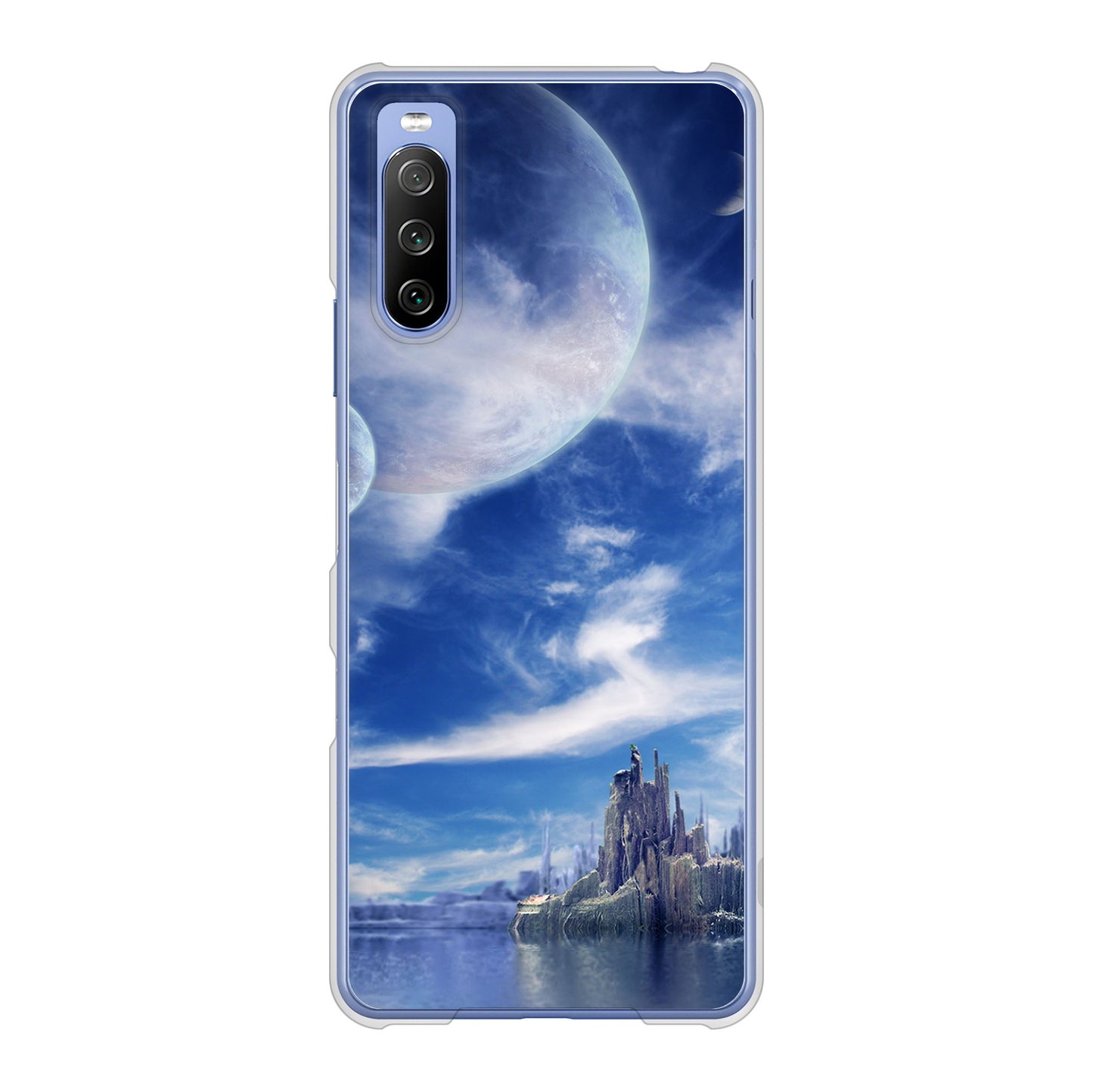 Xperia 10 III SO-52B docomo 高画質仕上げ 背面印刷 ハードケース 【1270 広がる宇宙】