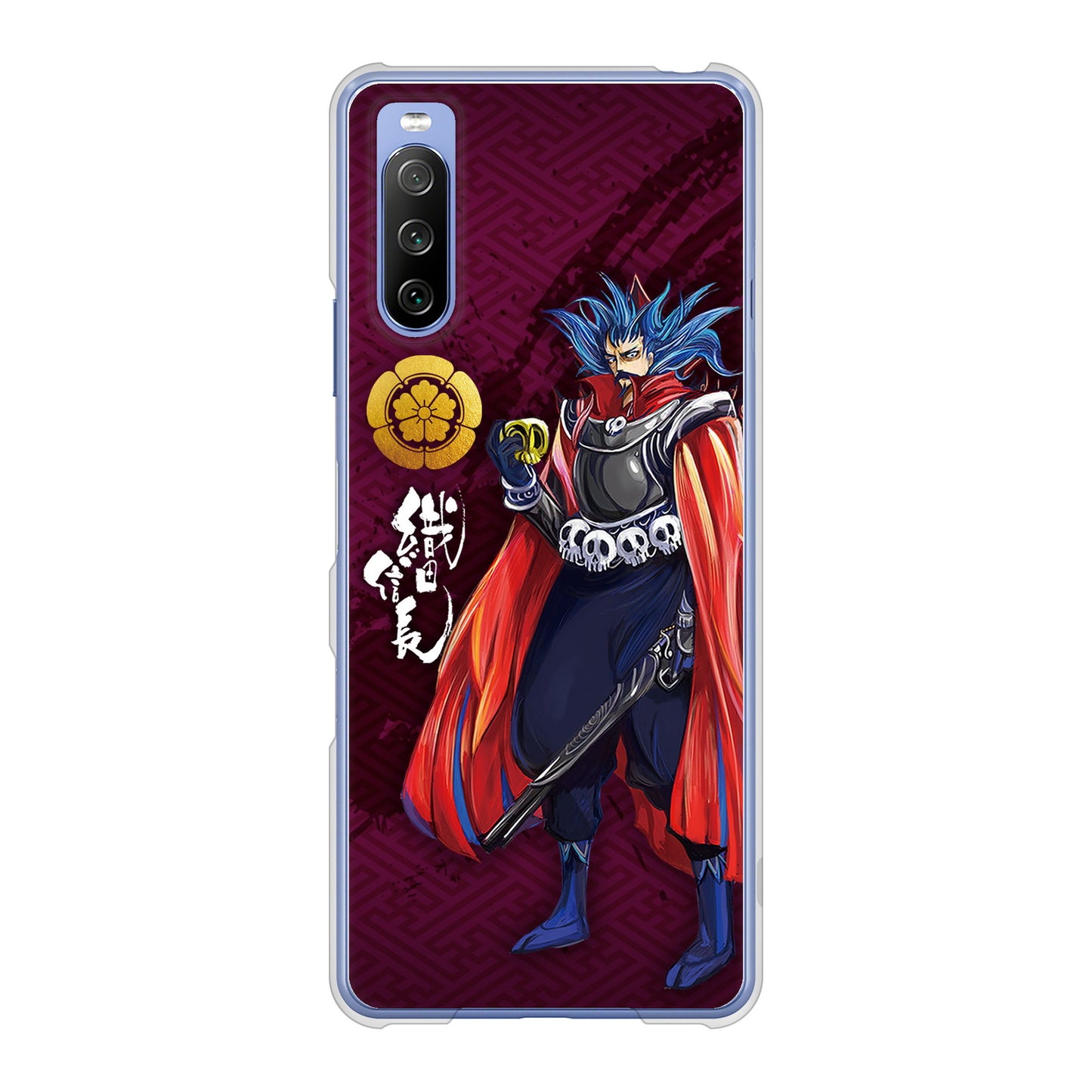 Xperia 10 III SO-52B docomo 高画質仕上げ 背面印刷 ハードケース 家紋