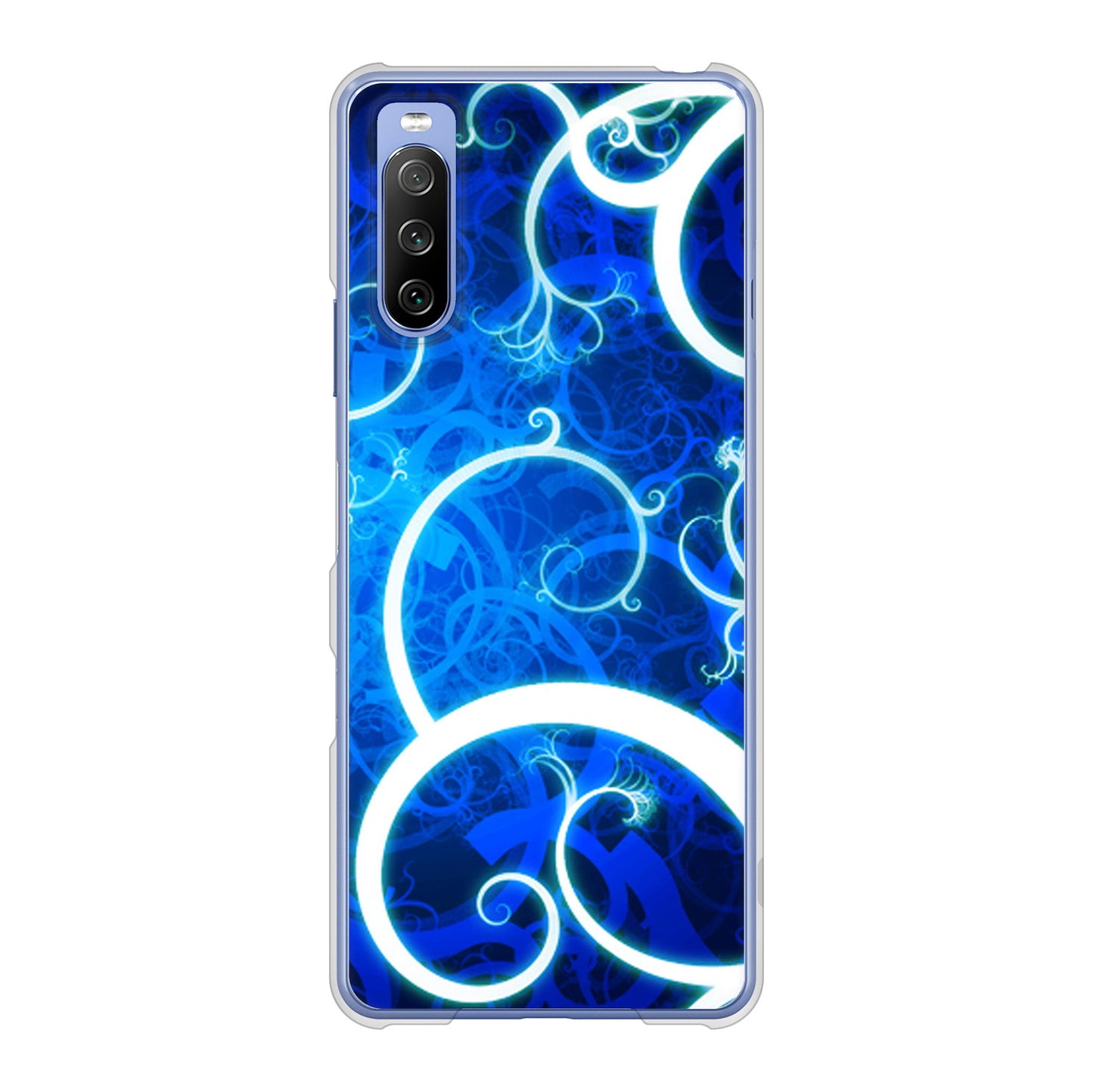 Xperia 10 III SO-52B docomo 高画質仕上げ 背面印刷 ハードケース 【EK850 神秘の草】