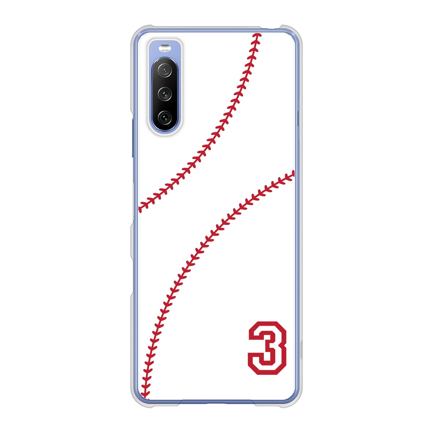 Xperia 10 III SO-52B docomo 高画質仕上げ 背面印刷 ハードケース baseball