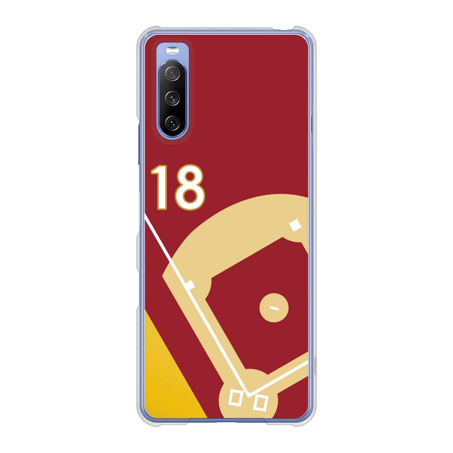 Xperia 10 III SO-52B docomo 高画質仕上げ 背面印刷 ハードケース baseball
