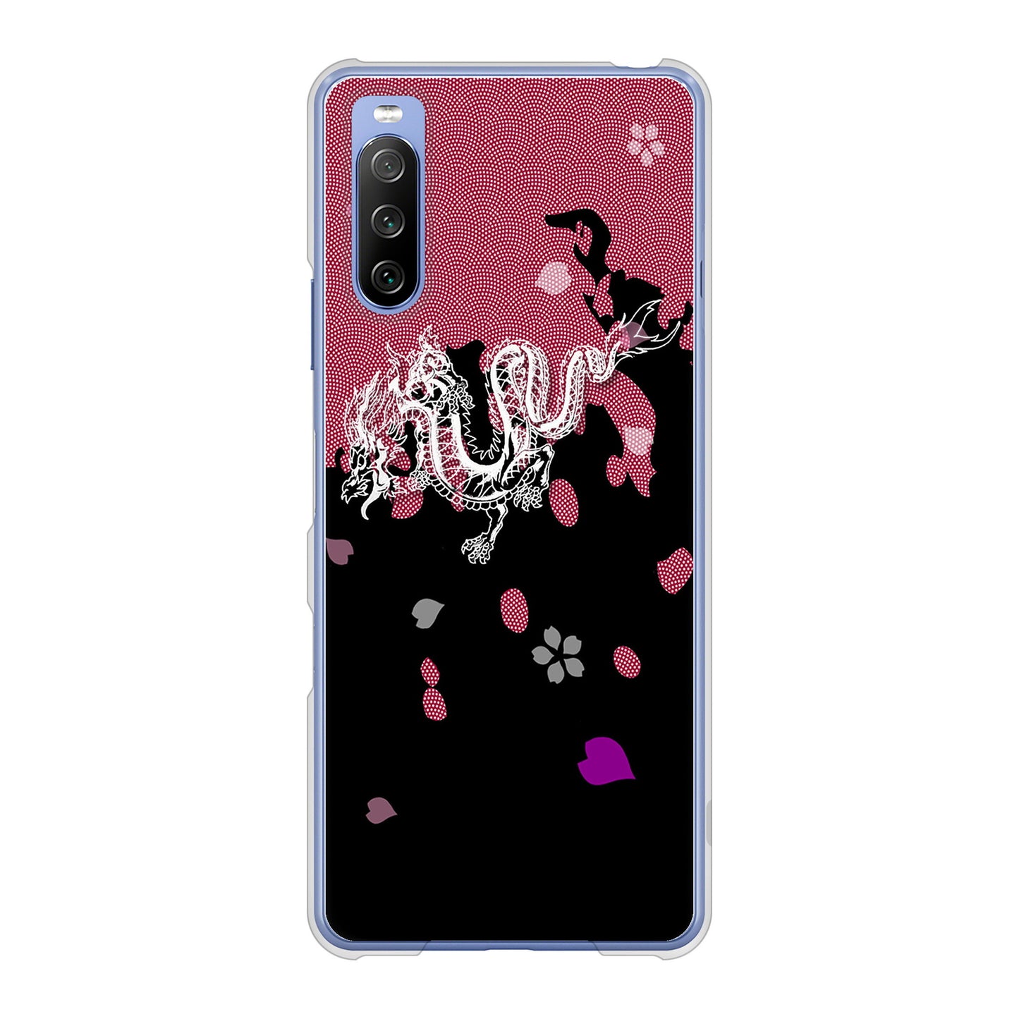 Xperia 10 III SO-52B docomo 高画質仕上げ 背面印刷 ハードケース 和竜