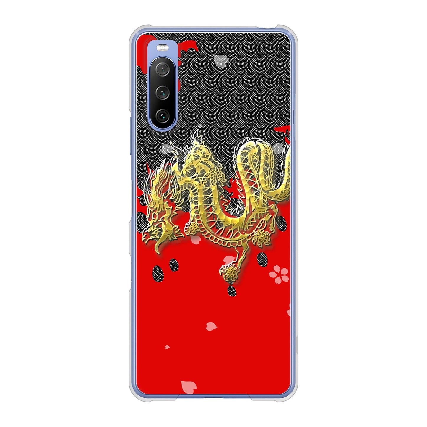 Xperia 10 III SO-52B docomo 高画質仕上げ 背面印刷 ハードケース 和竜