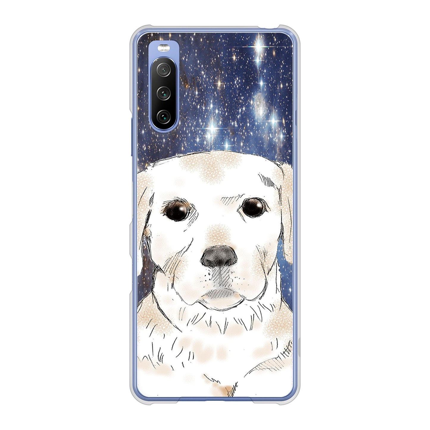 Xperia 10 III SO-52B docomo 高画質仕上げ 背面印刷 ハードケース ラブラドールレトリバー