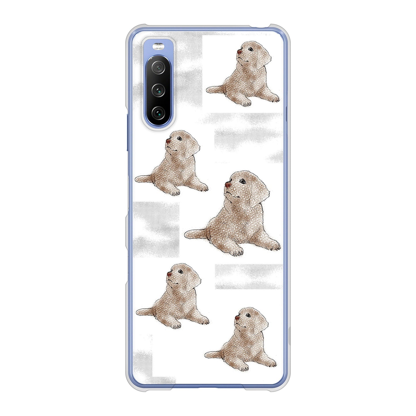 Xperia 10 III SO-52B docomo 高画質仕上げ 背面印刷 ハードケース ラブラドールレトリバー