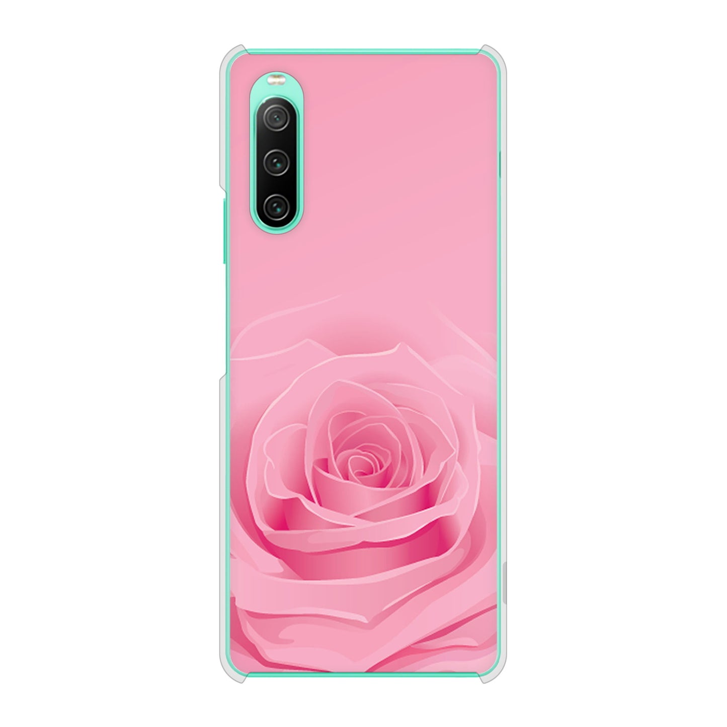 Xperia 10 IV SO-52C docomo 高画質仕上げ 背面印刷 ハードケース バラ