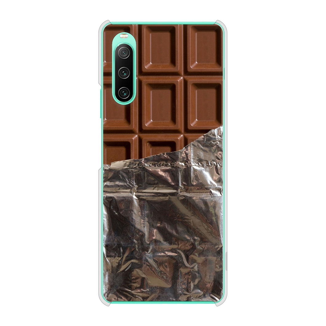 Xperia 10 IV SO-52C docomo 高画質仕上げ 背面印刷 ハードケース 板チョコ