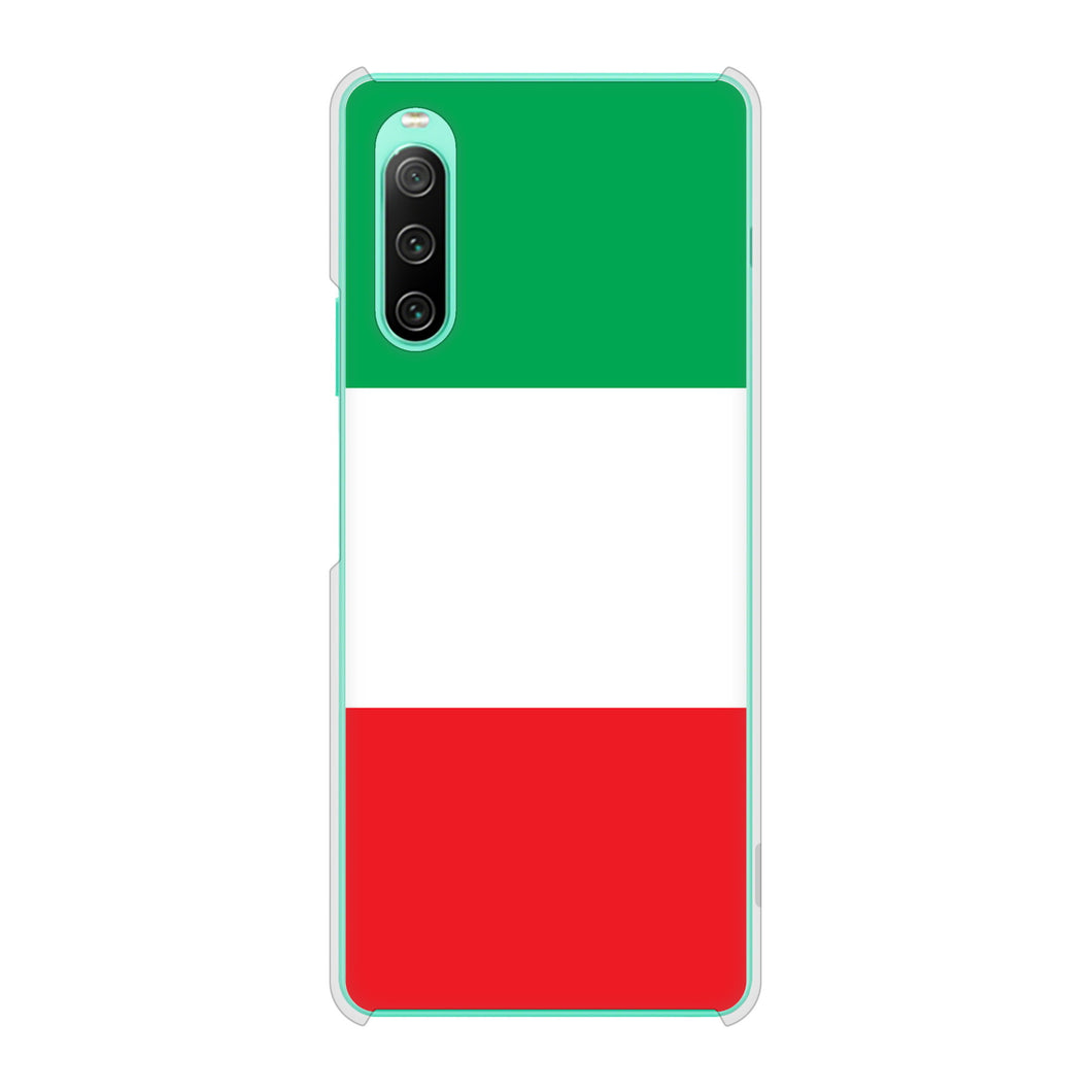 Xperia 10 IV SO-52C docomo 高画質仕上げ 背面印刷 ハードケース 国旗