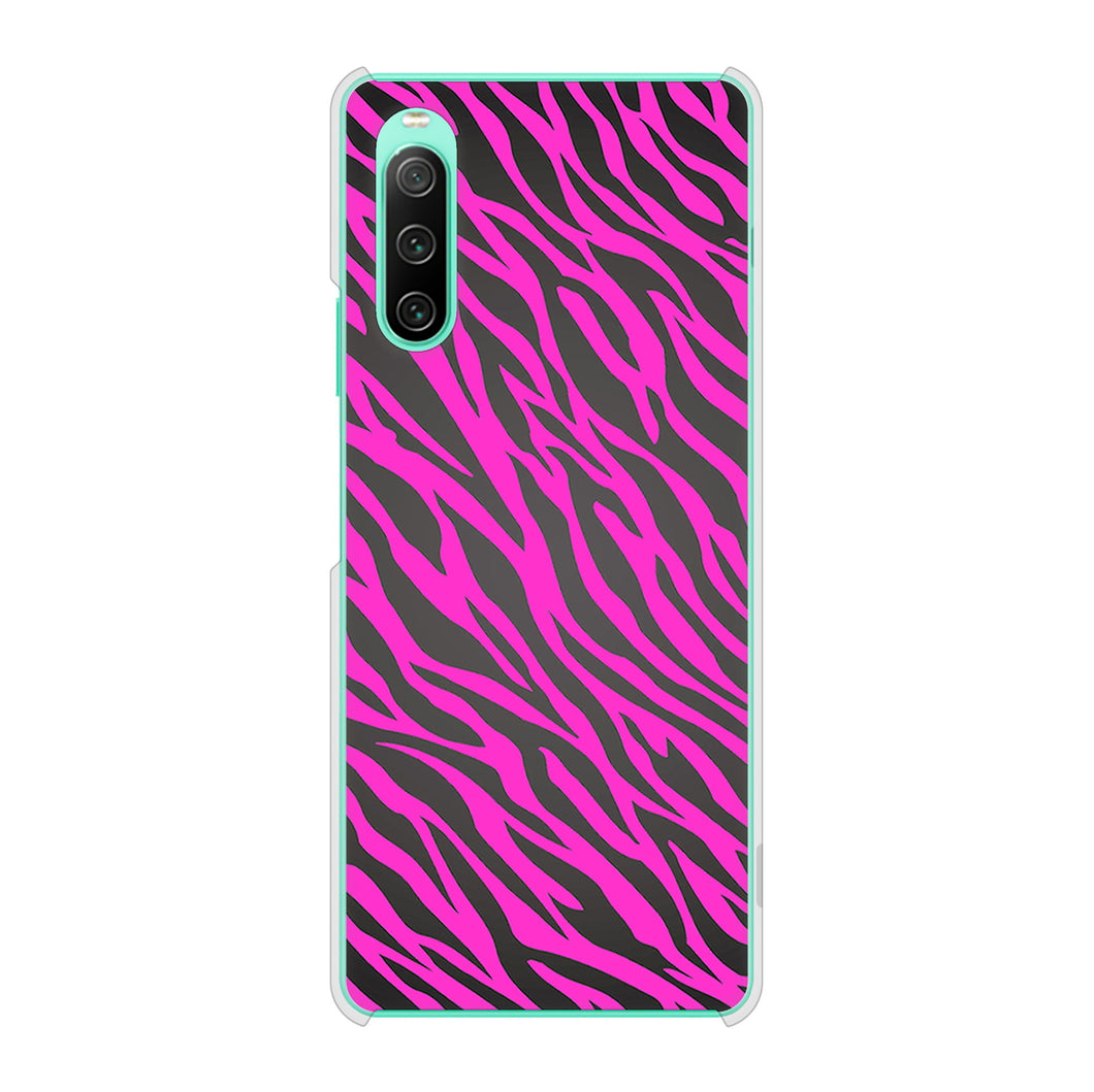 Xperia 10 IV SO-52C docomo 高画質仕上げ 背面印刷 ハードケース アニマル柄