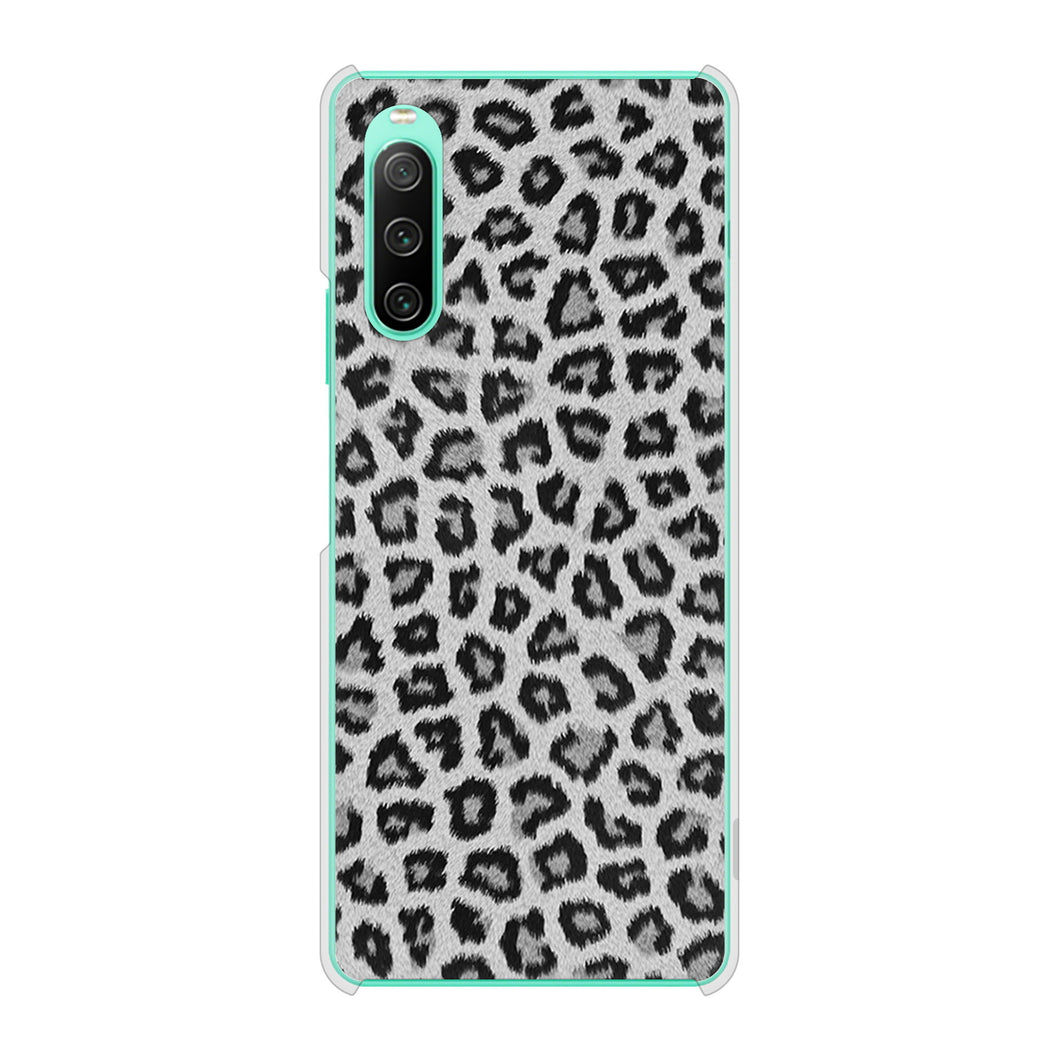 Xperia 10 IV SO-52C docomo 高画質仕上げ 背面印刷 ハードケース ヒョウ柄ベーシックS