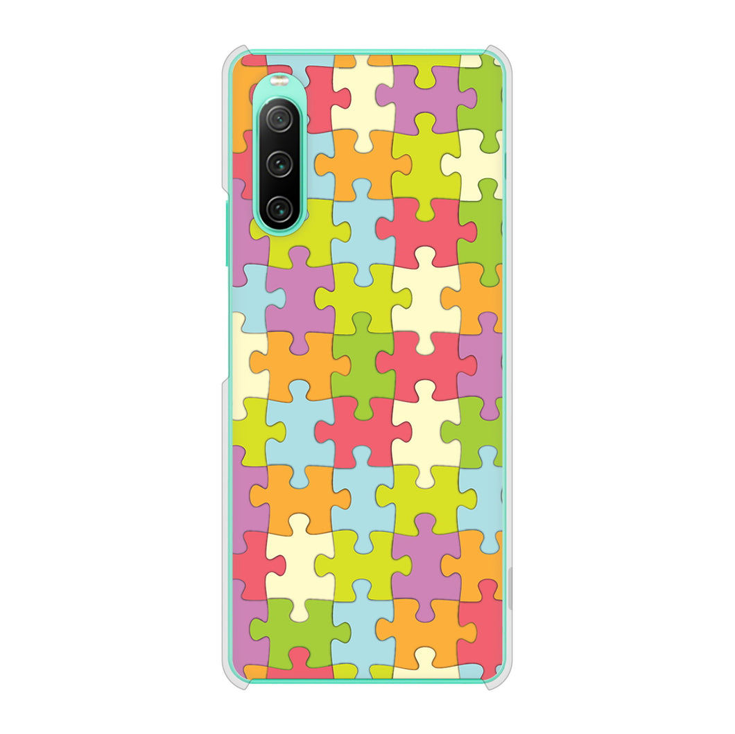 Xperia 10 IV SO-52C docomo 高画質仕上げ 背面印刷 ハードケース ジグソーパズル