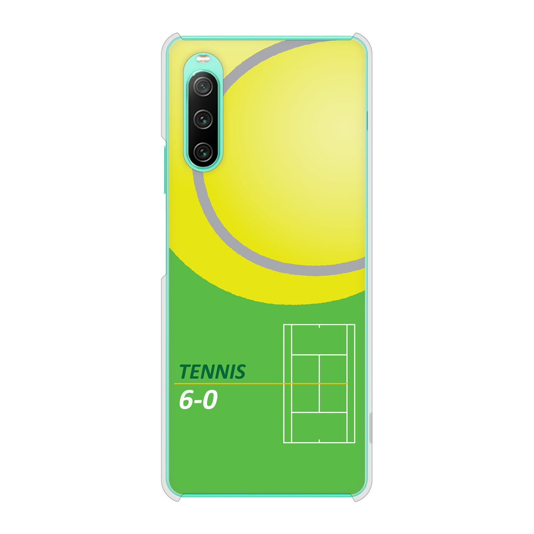 Xperia 10 IV SO-52C docomo 高画質仕上げ 背面印刷 ハードケース 【IB920 TENNIS】