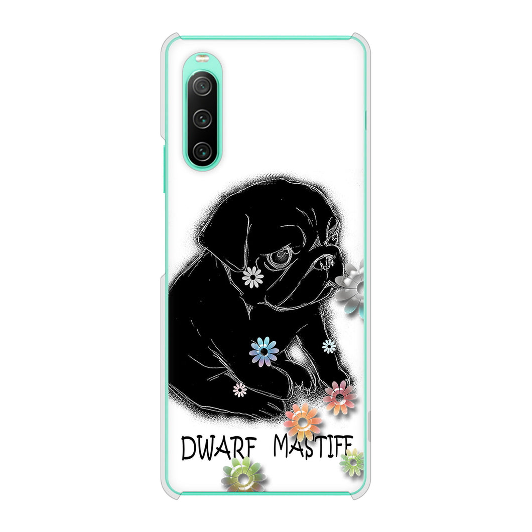 Xperia 10 IV SO-52C docomo 高画質仕上げ 背面印刷 ハードケース パグ
