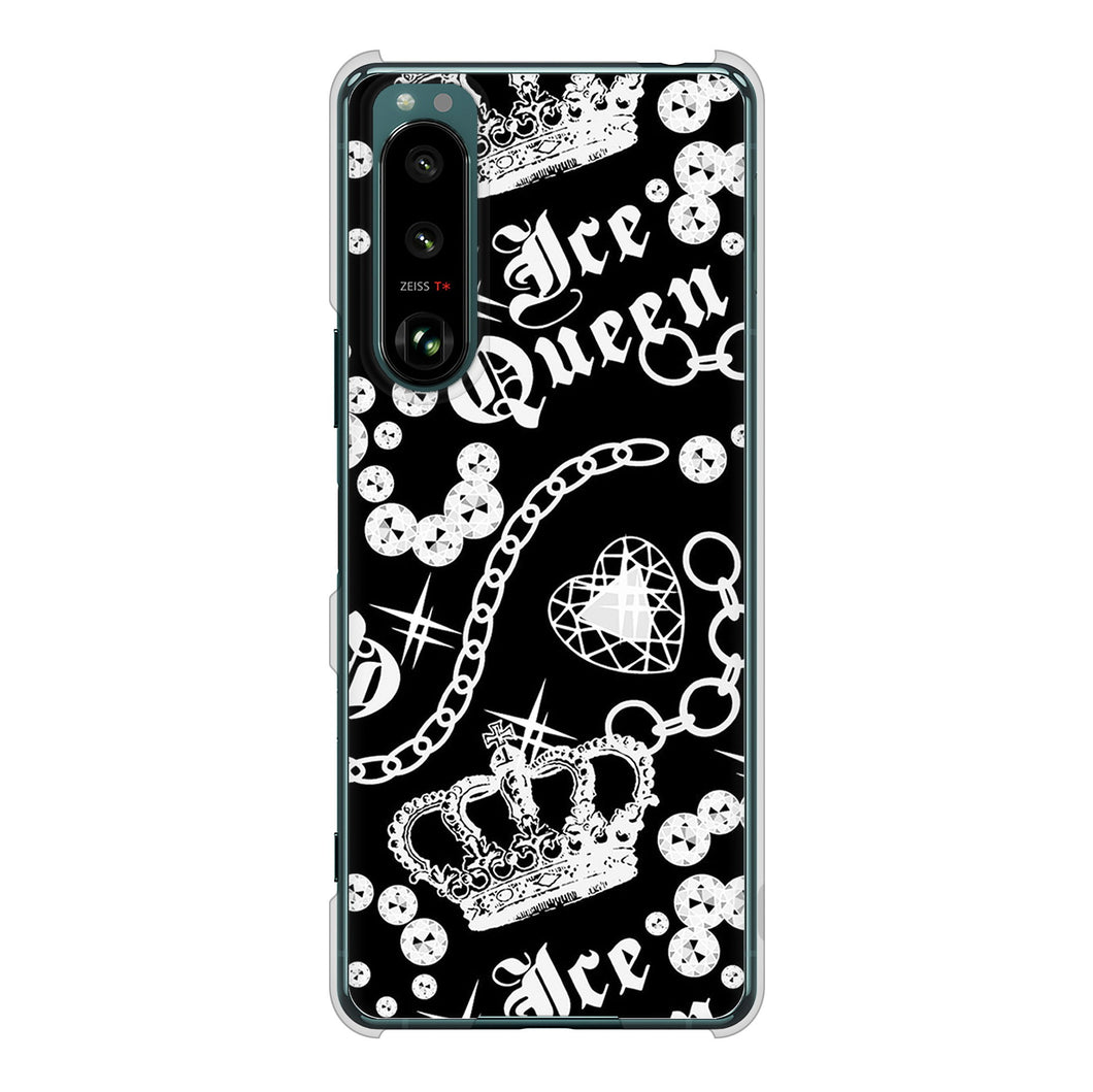 Xperia 5 III SO-53B docomo 高画質仕上げ 背面印刷 ハードケース 【187 ゴージャス クラウン】
