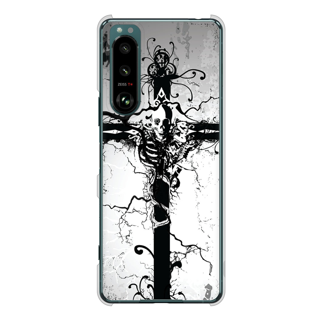 Xperia 5 III SO-53B docomo 高画質仕上げ 背面印刷 ハードケース 【432 張付の骸】