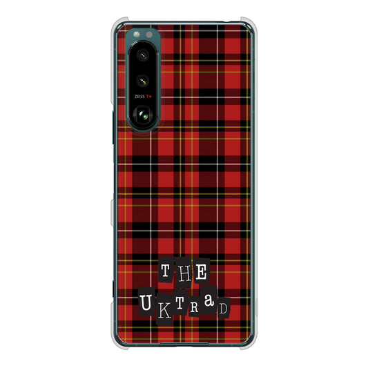 Xperia 5 III SO-53B docomo 高画質仕上げ 背面印刷 ハードケース 【547 THEチェック】