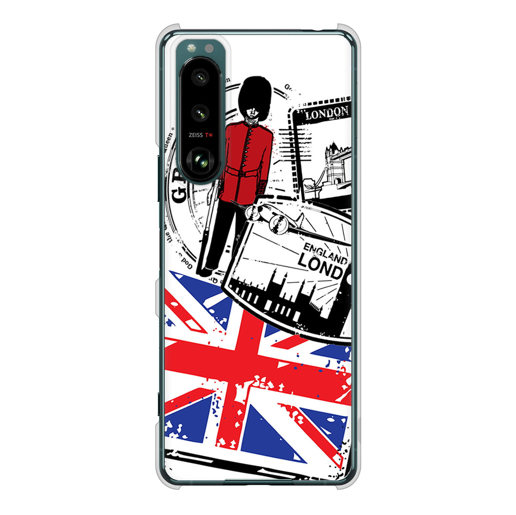 Xperia 5 III SO-53B docomo 高画質仕上げ 背面印刷 ハードケース イギリスの風景
