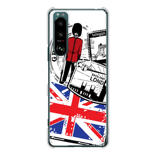 Xperia 5 III SO-53B docomo 高画質仕上げ 背面印刷 ハードケース イギリスの風景