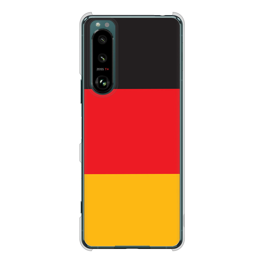 Xperia 5 III SO-53B docomo 高画質仕上げ 背面印刷 ハードケース 国旗