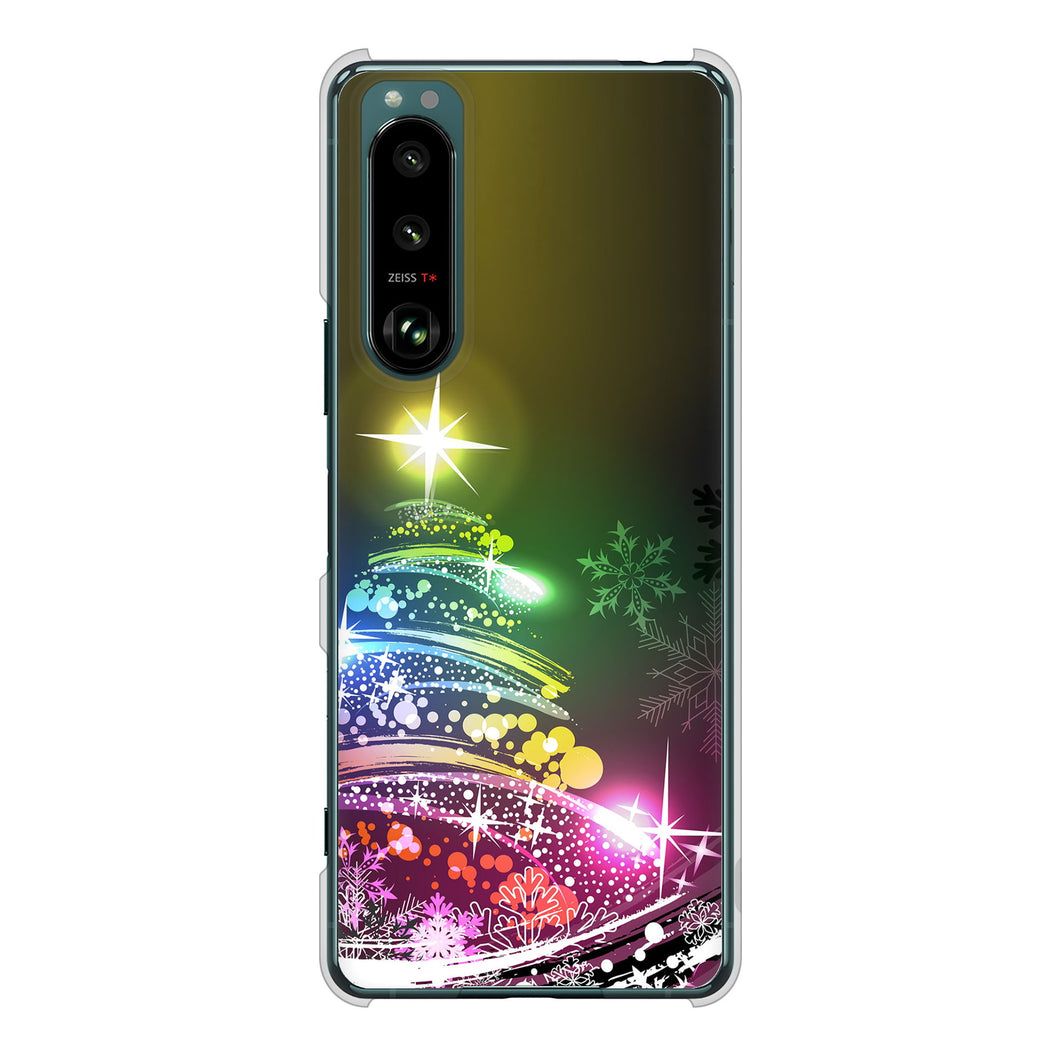 Xperia 5 III SO-53B docomo 高画質仕上げ 背面印刷 ハードケース クリスマス