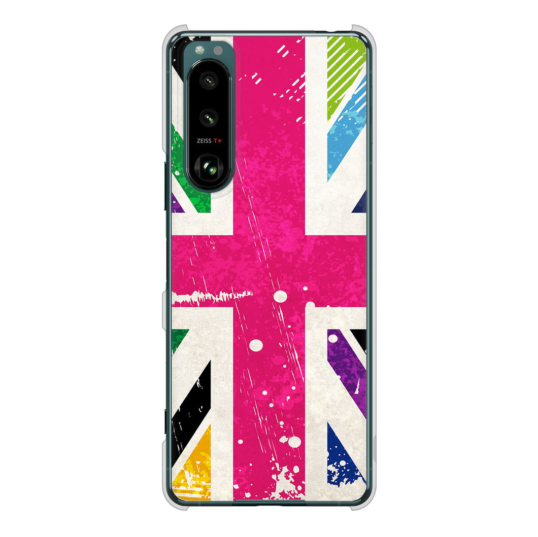 Xperia 5 III SO-53B docomo 高画質仕上げ 背面印刷 ハードケース ユニオンジャック