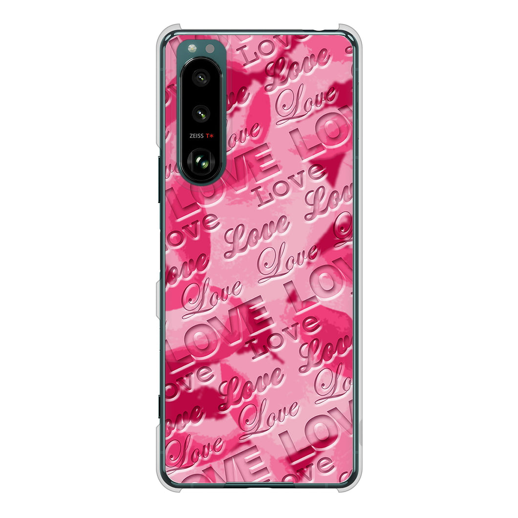 Xperia 5 III SO-53B docomo 高画質仕上げ 背面印刷 ハードケース フラワーヴェルニ