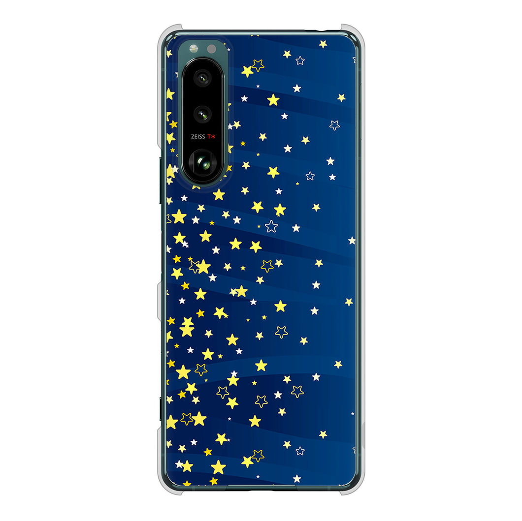 Xperia 5 III SO-53B docomo 高画質仕上げ 背面印刷 ハードケース 【VA842 満天の星空】