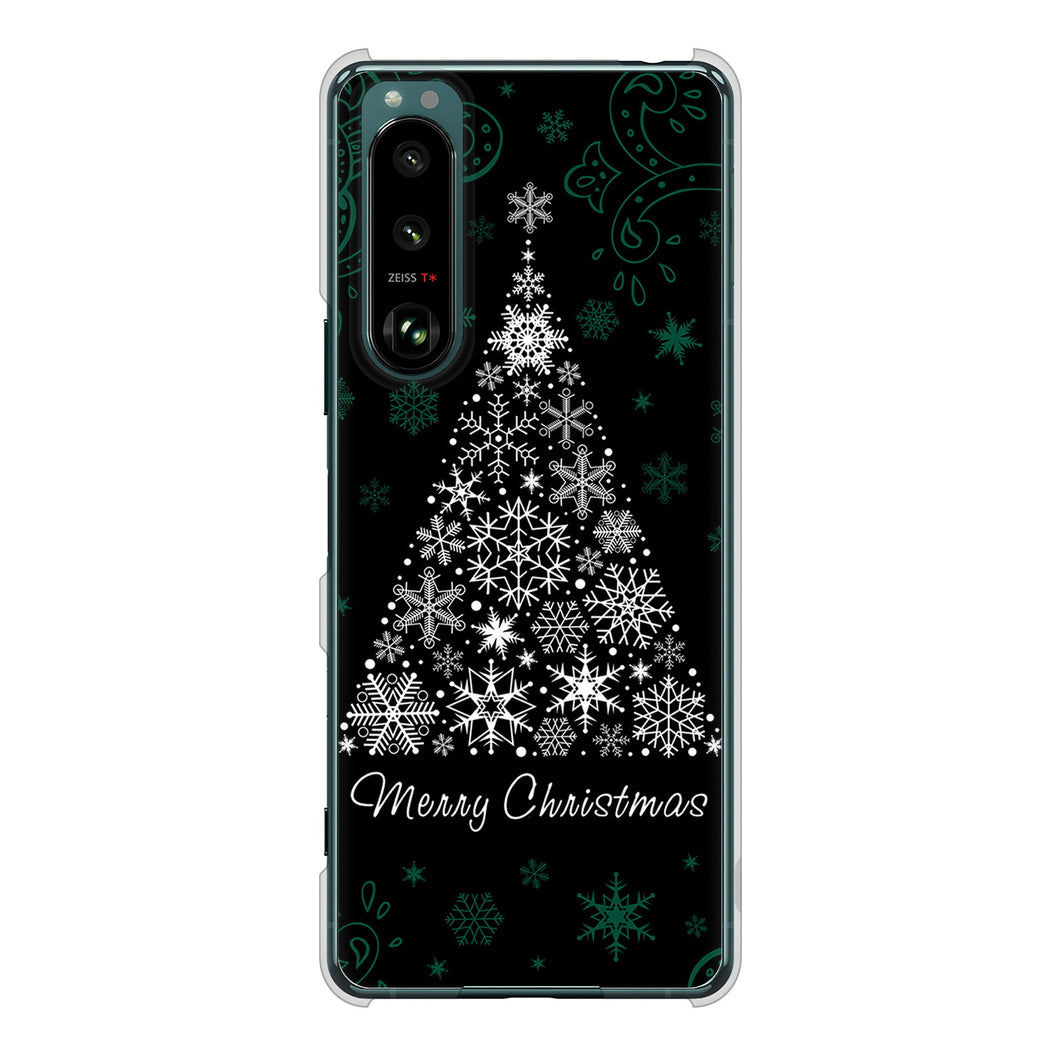 Xperia 5 III SO-53B docomo 高画質仕上げ 背面印刷 ハードケース クリスマス