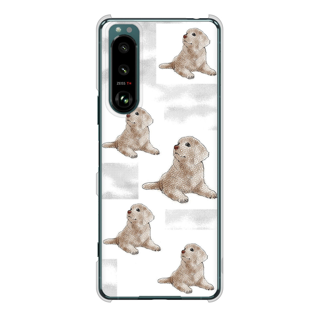 Xperia 5 III SO-53B docomo 高画質仕上げ 背面印刷 ハードケース ラブラドールレトリバー