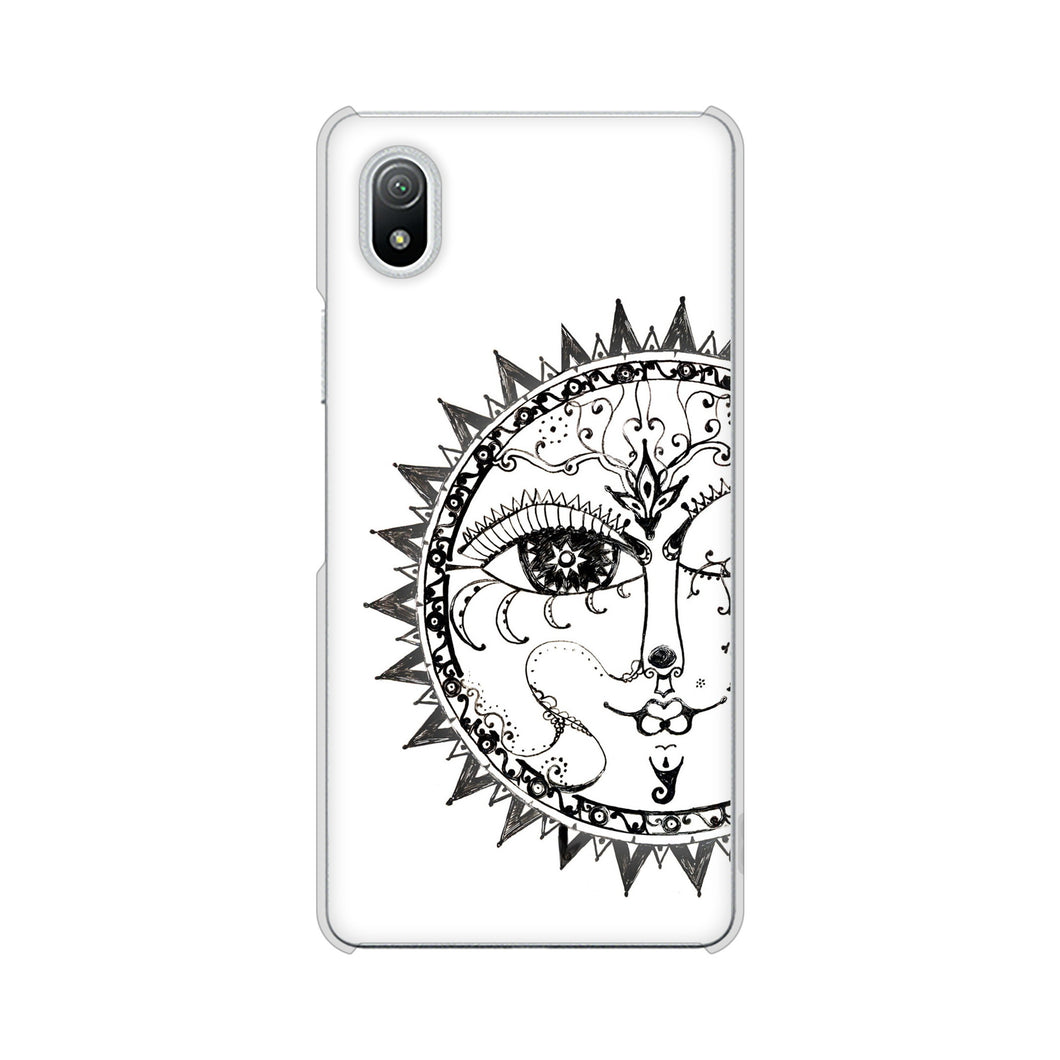 Xperia Ace III SO-53C docomo 高画質仕上げ 背面印刷 ハードケース 【207 太陽神】