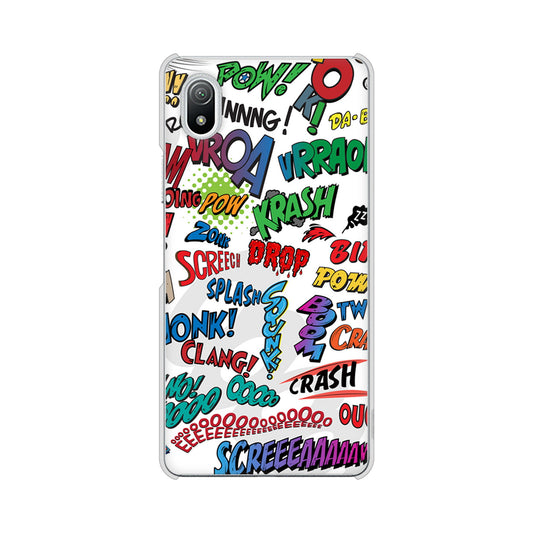 Xperia Ace III SO-53C docomo 高画質仕上げ 背面印刷 ハードケース 【271 アメリカン キャッチコピー】