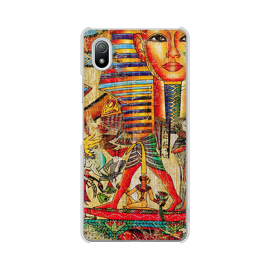 Xperia Ace III SO-53C docomo 高画質仕上げ 背面印刷 ハードケース 【329 ナイル ツタンカーメン】