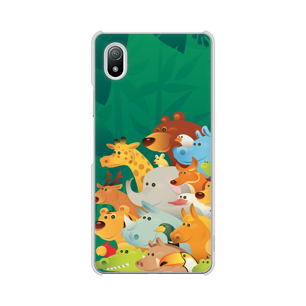 Xperia Ace III SO-53C docomo 高画質仕上げ 背面印刷 ハードケース 【370 全員集合】