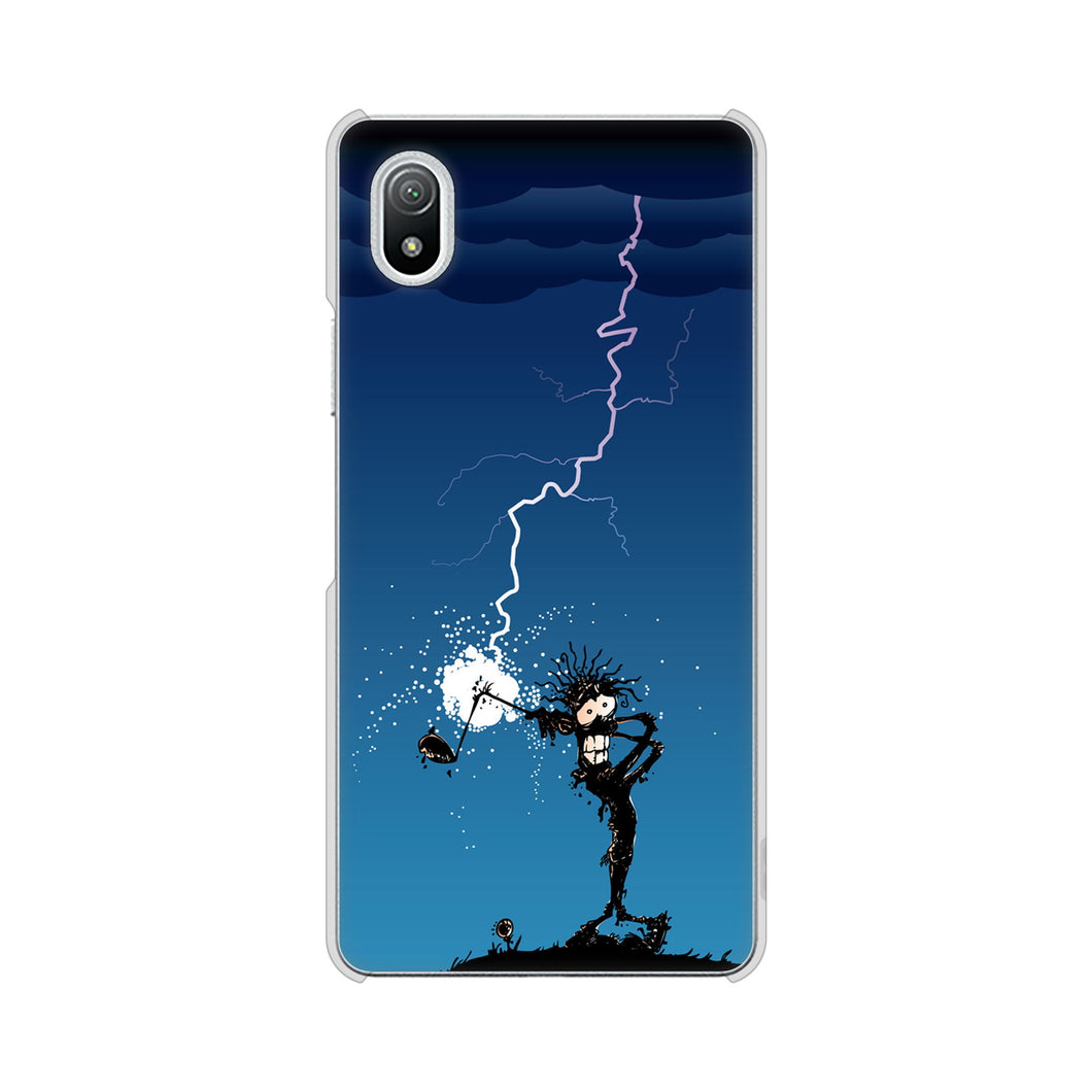 Xperia Ace III SO-53C docomo 高画質仕上げ 背面印刷 ハードケース 【417 ゴルファーの苦難】