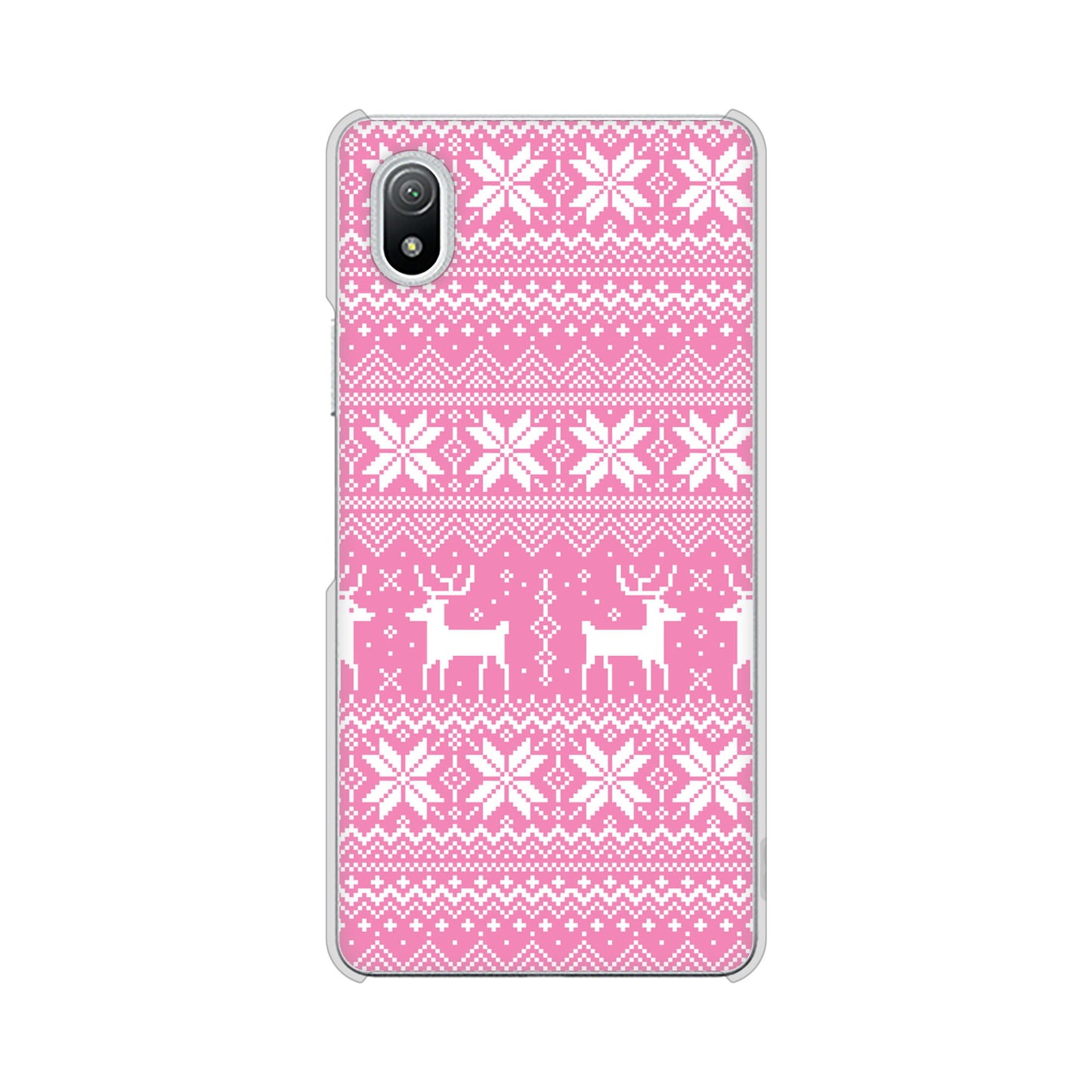Xperia Ace III SO-53C docomo 高画質仕上げ 背面印刷 ハードケース クリスマス