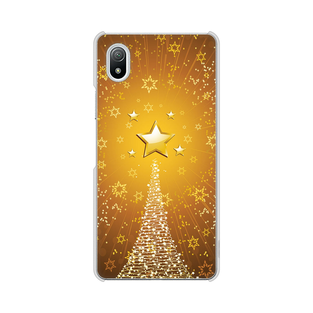 Xperia Ace III SO-53C docomo 高画質仕上げ 背面印刷 ハードケース クリスマス